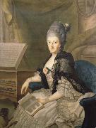 Johann Ernst Heinsius Anna Amalia,Duchess of Saxe-Weimar oil painting on canvas